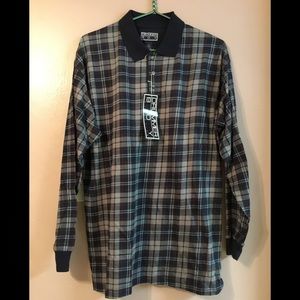Men's drummer boy polo, lg, new w/tags